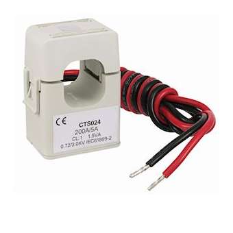 Transformateur d'intensité monophasé ouvrant CTS024 300/5A, sorties fils 1m|Mci coupatan-LCI040409
