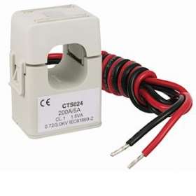 Transformateur d'intensité monophasé ouvrant CTS024 300/5A, sorties fils 1m|Mci coupatan-LCI040409