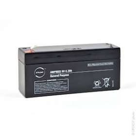 Unité(s) Batterie plomb AGM NX 3.2-6 General Purpose 6V 3.2Ah F4.8|Enix energies-NXGAMP9022