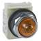 Harmony 9001K - voyant octogonal - D30 - IP66 - ambre - DEL BA9s - 24V - borne