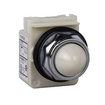 Harmony 9001K - voyant octogonal - D30 - IP66 - blanc - DEL BA9s - 24V - borne|Schneider Electric-SCH9001KP35LWW9