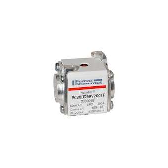 Fusible taille 30 type TTF M8 - aR - 200A - 690V|Mersen ( ex ferraz shawmut )-FEZX300055