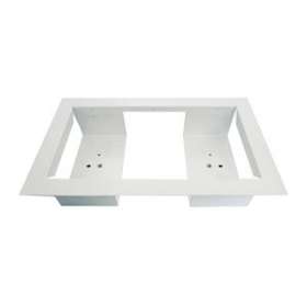 Cadre d'encastrement blanc pour boitier EPSILON étanche IP66|Eaton Luminox-LUM10544