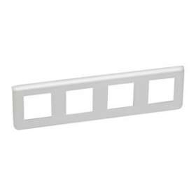 Plaque Mosaic 4x2 modules horizontal - alu|Legrand-LEG079308