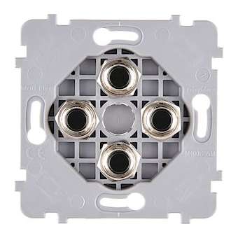 Mécanisme RENFORCE SIMPLE NOIR 4 POUSSOIRS PUSH|Modelec-MD8072-144G