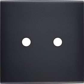 Façade CONFIDENCE LAITON NOIR SIMPLE 2 PUSH|Modelec-MD8142-408M