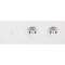 Façade DESIR BLANC SOFT TOUCH TRIPLE HORIZONTALE B1 PC PC