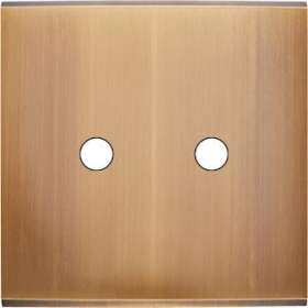 Façade CONFIDENCE LAITON VIEUX BRONZE SIMPLE 2 PUSH|Modelec-MD8142-417M
