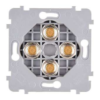 Mécanisme RENFORCE SIMPLE DORE 4 POUSSOIRS PUSH|Modelec-MD8074-144G