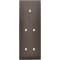 Façade CONFIDENCE LAITON CANON DE FUSIL TRIPLE VERTICALE B1 B2 B2