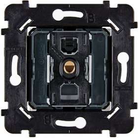 Mécanisme PERMUTATEUR DORE SUPPORT NOIR POUR COLLECTION HITERA|Modelec-MD8087-060BHIN