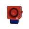 YL50/D50/B/RF/WR - COMBINE SIRENE/FLASH 24VCC BLEU 5J 112dB IP66|-MKM204821