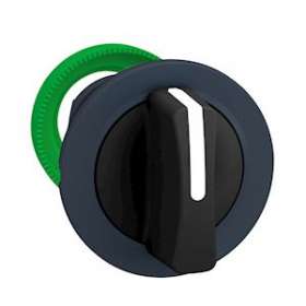 Harmony XB5 - tête bouton tournant manette - flush - 3 posit fixes - noir|Schneider Electric-SCHZB5FD3