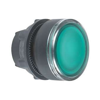 Harmony XB5 - tête bouton pousser-pousser lumineux - D22 - vert|Schneider Electric-SCHZB5AH033