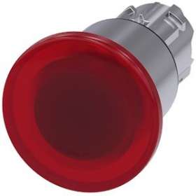 BOUTON COUP POING LUMINEUX, 40MM, ROUGE|Siemens Industries et Infrastructures-SIE3SU1051-1ED20-0AA0