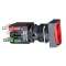 Harmony XB6 - bouton-pous. lum. complet - tête rect. - rouge - D16 - 24V - 1O|Schneider Electric-SCHXB6DF4B2B