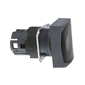 Harmony ZB6 - tête rectangulaire pour bouton-poussoir - D16mm - noir|Schneider Electric-SCHZB6DA2