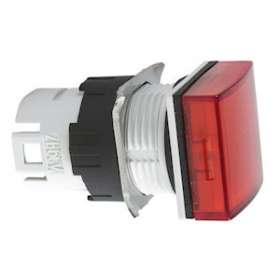 Harmony ZB6 - tête carrée pour voyant - D16mm - cabochon lisse - rouge|Schneider Electric-SCHZB6CV4