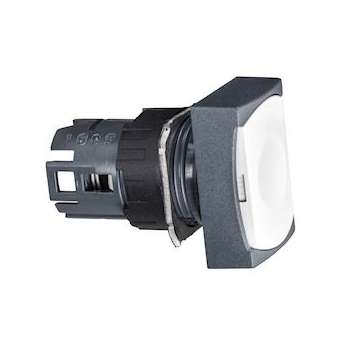 Harmony ZB6 - tête rectangulaire pour bouton-poussoir - D16mm - blanc|Schneider Electric-SCHZB6DA1