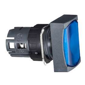 Harmony ZB6 - tête rect. pour bouton-poussoir lumineux - D16mm - bleu|Schneider Electric-SCHZB6DW6