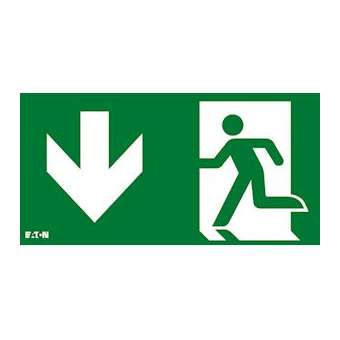 Etiquette H Flèche BAS CrystalWay|Eaton Luminox-LUM10573