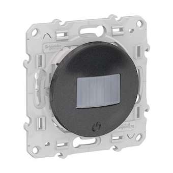 Odace, détecteur de présence et de mouvement Anthracite, toutes charges, 3 fils|Schneider Electric-SCHS540523