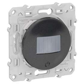 Odace, détecteur de présence et de mouvement Anthracite, toutes charges, 3 fils|Schneider Electric-SCHS540523