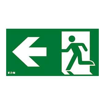 Etiquette H Flèche GAUCHE CrystalWay|Eaton Luminox-LUM10574