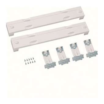 Jeu 2 plastrons pleins d'extrémité 1 travée h 75 mm l 500mm + KS70A univers|Hager-HAGUD02F2