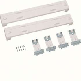 Jeu 2 plastrons pleins d'extrémité 1 travée h 75 mm l 500mm + KS70A univers|Hager-HAGUD02F2