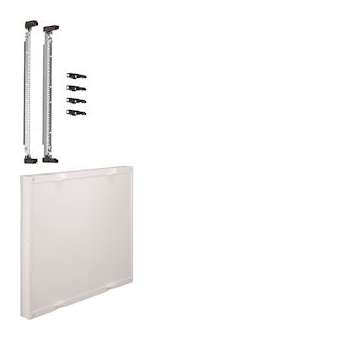 Plastron plein d'extrémité Univers 2 travées h 450 mm l 500mm|Hager-HAGUD32F1