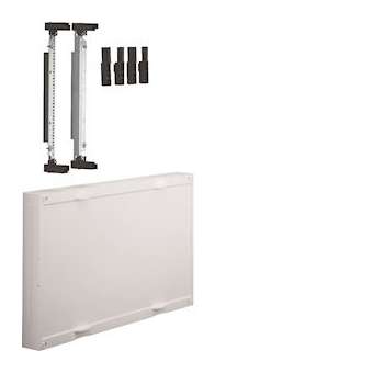 Plastron plein d'extrémité Univers 2 travées h 300 mm l 500mm|Hager-HAGUD22F1