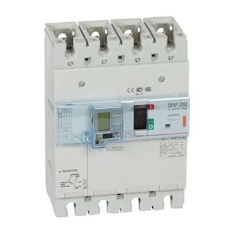 Disjoncteur magnétothermique différentiel DPX³250 Icu 36kA 400V~ - 4P - 250A|Legrand-LEG420259