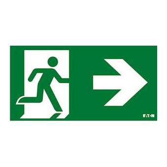 Etiquette H Flèche DROITE CrystalWay|Eaton Luminox-LUM10575