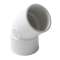 Coude simple ff 45' d.40 blanc