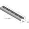 Profilé perforé U 35x13.5x2.00, 2m, SZ|Niedax France-NDX015207
