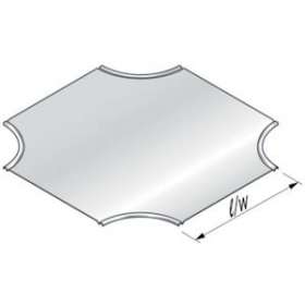 Couvercle Croix nervuré Gammes BS, BD, BRP, TS, GBRS, largeur 50, SZ|Niedax France-NDX421005