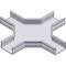 Croix pour goulotte GRS 96x96 avec couvercle, SZ