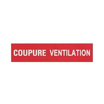 Etiquettes autocollantes (3) 'coupure ventilation' pour coffrets de sécurité|Legrand-LEG038030