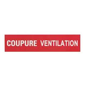 Etiquettes autocollantes (3) 'coupure ventilation' pour coffrets de sécurité|Legrand-LEG038030