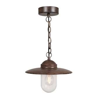 LUXEMBOURG suspension extérieur Acier Galvanisé et Verre Rouille E27|Nordlux-ORX72805009
