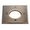 PATO SQUARE Encastré sol Verre Inox GU10