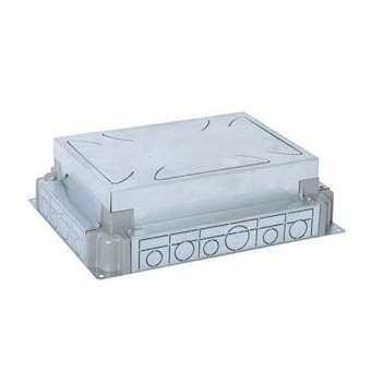 Boîte d'encastrement chape béton auto-ajustable pour boîte de sol 8/12 modules|Legrand-LEG088090