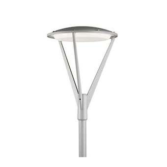 HAMMERFEST gris alu LED 26,4W mod. 4246lm 3000K IP65 cl I pour mât diam. 60mm|Norlys-NOS6141AL