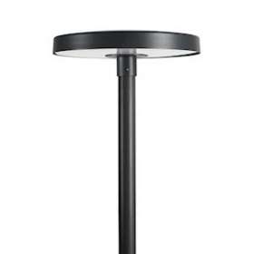 BORG graphite avec mod. LED 32W 4180lm 3000K IP65 pour mât diamètre 60mm|Norlys-NOS6151GR