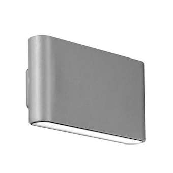 WallE - Applique haut/bas IP65 10W 4000K GR|Aurora-ABIENWL82G40