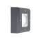 LUXMUR 3 - Applique Mur Ext. GX53 IP66 IK07, carré, graphite, lampe non incl.