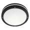 EVJE hublot ou applique noir LED 12W 3000K coupure de phase classe I IP65