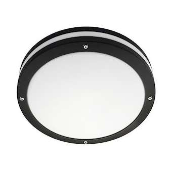 EVJE hublot ou applique noir LED 12W 3000K avec détecteur classe I IP65|Sg lighting-NOL644821