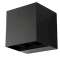 ARTES applique décorative noir LED 8W 2700K classe II IP65